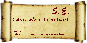 Sebestyén Engelhard névjegykártya